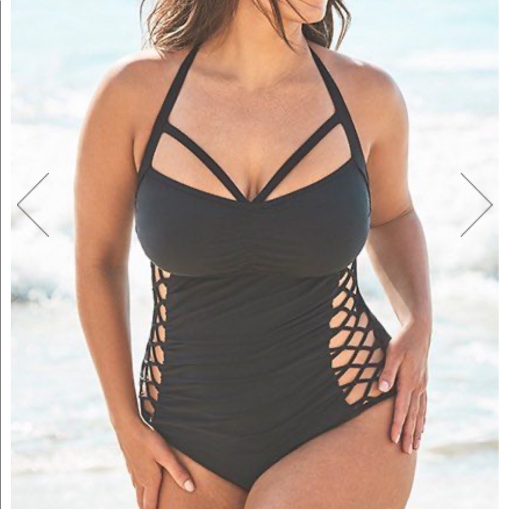 Swim Suits for All Black Wired Bikini